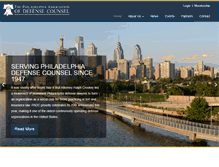 Tablet Screenshot of philadefense.org